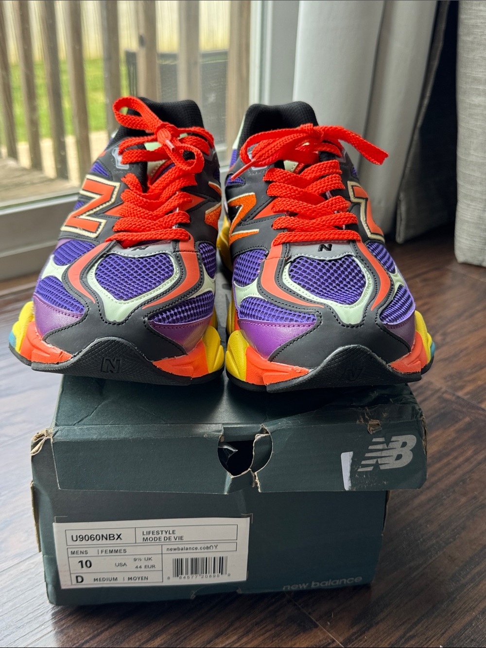 New Balance Purple, Red & Yellow Men’s Athletic Sneakers